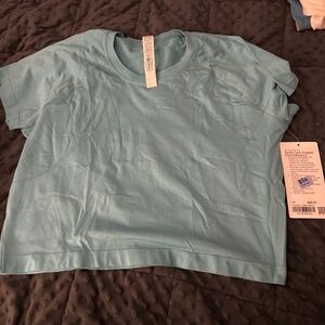 NWT Lululemon Swiftly Tech Cropped Short Sleeve 2.0 Size 14